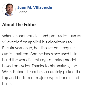 Juan Villaverde Weiss Crypto Investor