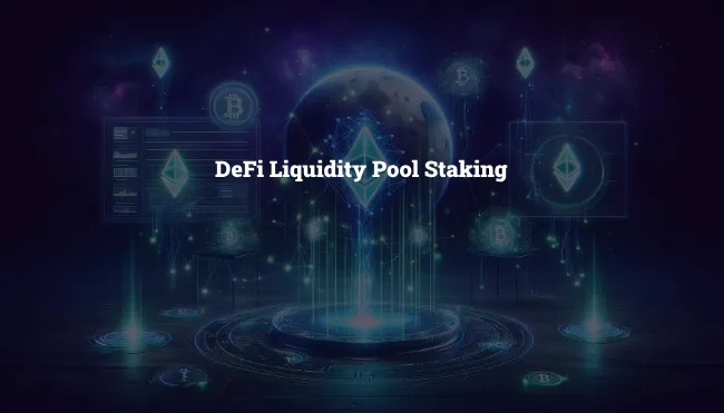 Defi Liquidity Pool Staking