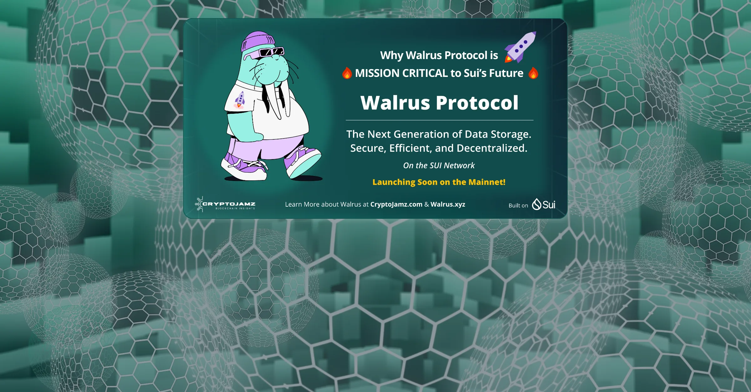 SUI - Walrus Protocol - The Future of Web3 Decentralized Storage Featured Img Walrus Protocol - The Future of Web3 Decentralized Storage