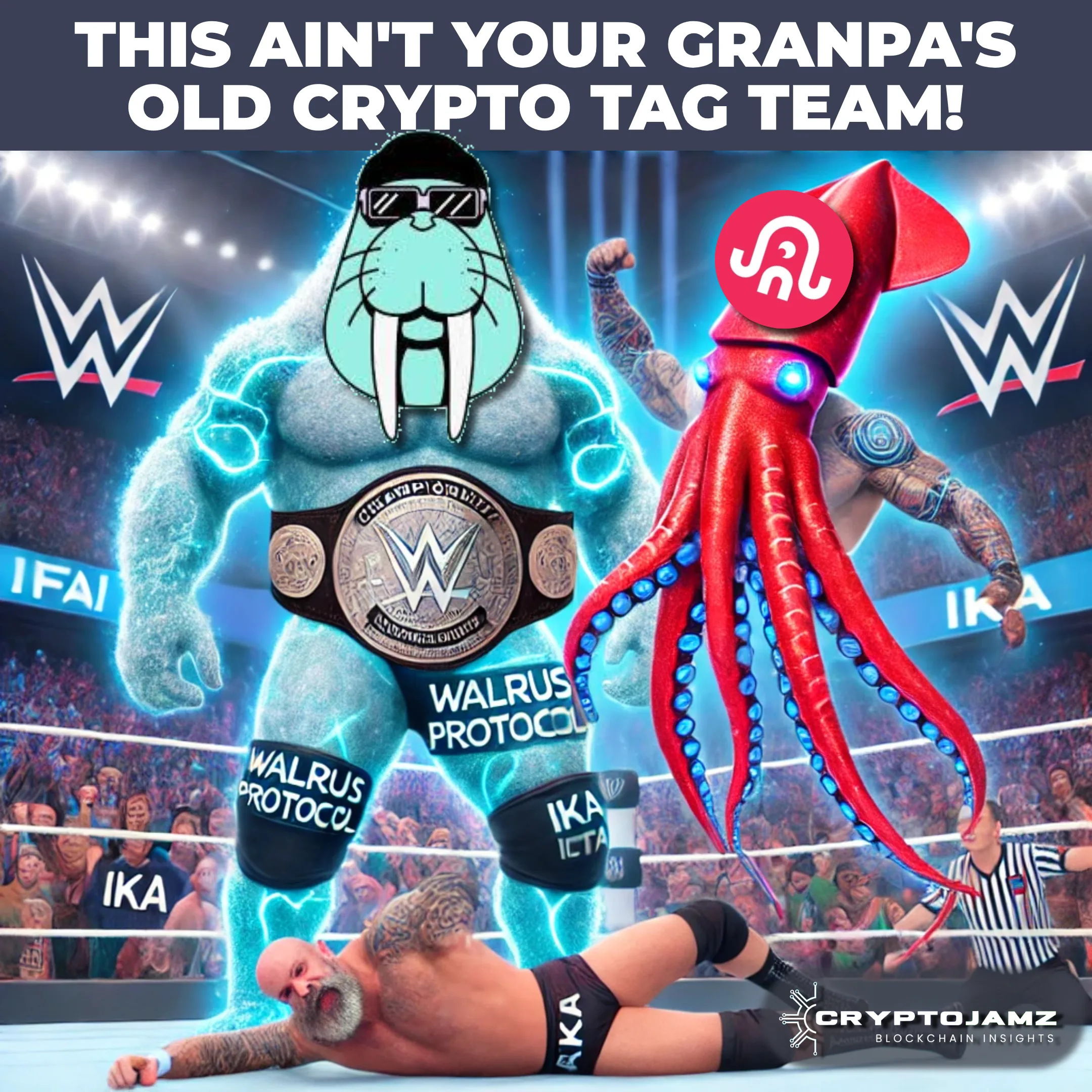 WALRUS + IKA TAG TEAM MEME IKA + WALRUS