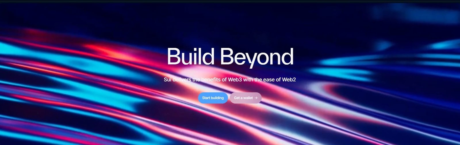 SUI Website Background SUI Network Website SUI.IO BG