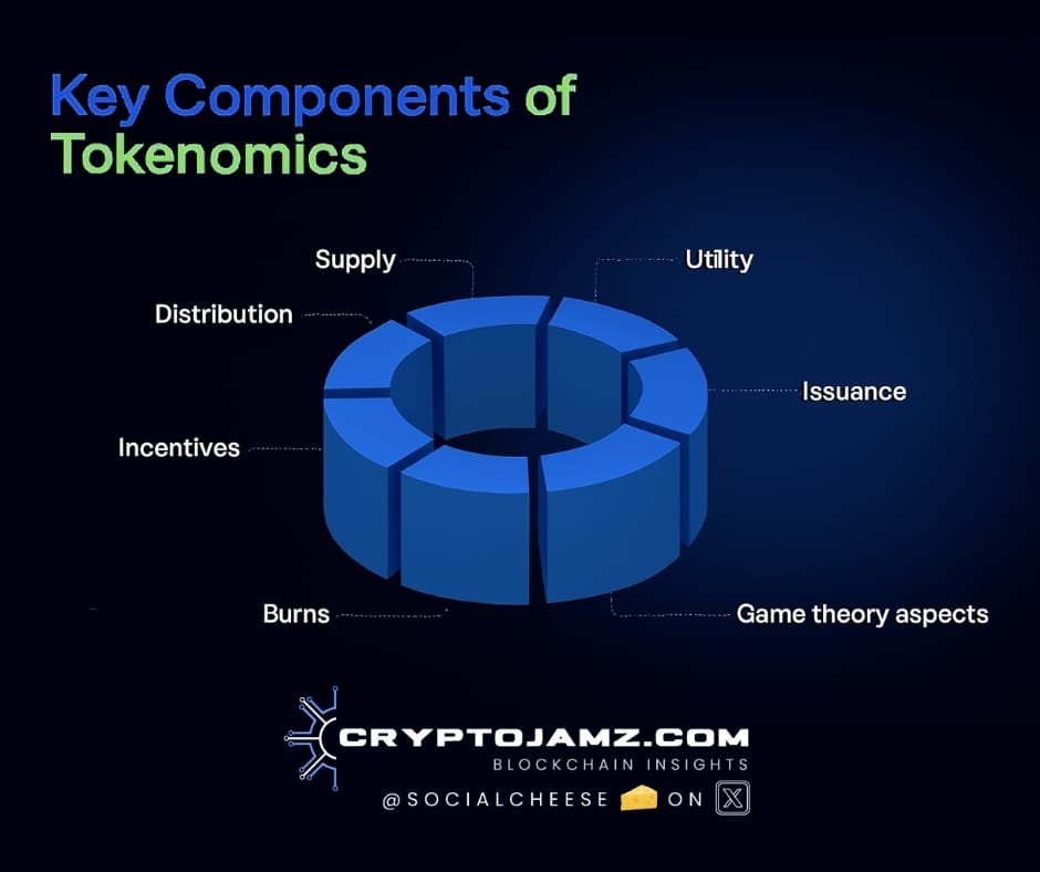 Key Components of Tokeonomics Key Components of Tokeonomics by CryptoJamz.com