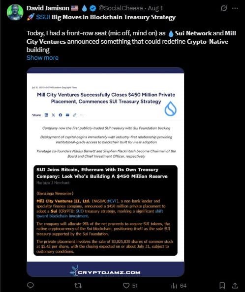 Mill City Ventures - SUI Network Mill City Ventures - SUI Network