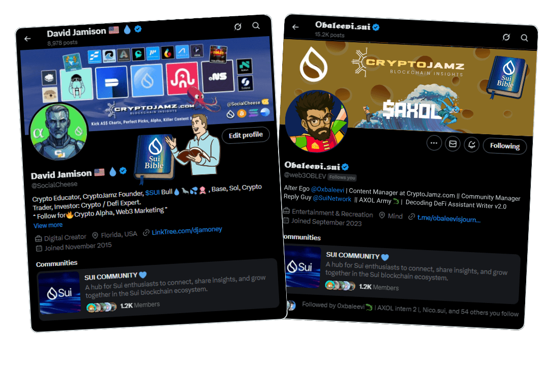 SocialCheese + Web3OBLEV Sui Bible Credits version 2.0 SocialCheese + Web3OBLEV Sui Bible Credits